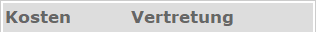 Kosten          Vertretung
